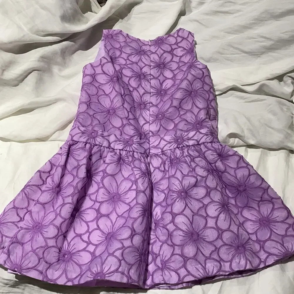 Gymboree 4 purple floral drop waist dream nwot